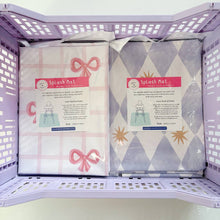 Load image into Gallery viewer, Pink Bows Messy Mat – Waterproof, Wipe Clean