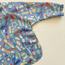 Load image into Gallery viewer, Crafty Print Long-Sleeved Waterproof Bib (M & L Sizes)