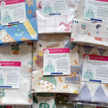 Load image into Gallery viewer, Pink Bows Messy Mat – Waterproof, Wipe Clean