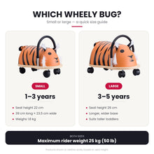 Load image into Gallery viewer, Wheelybug Ride-On Toys TIGER pre order: collection only