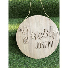 Load image into Gallery viewer, Wooden Name sign