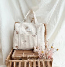 Load image into Gallery viewer, Bunny quilted baby pram bag