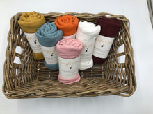 Load image into Gallery viewer, Coloured Bamboo cotton swaddle wrap

