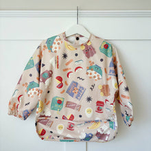 Load image into Gallery viewer, Snack Time Long-Sleeved Waterproof Bib (M &amp; L Sizes)
