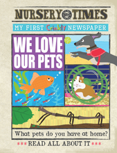 Load image into Gallery viewer, Jo &amp; Nic's Crinkly Cloth Books - We Love Our Pets
