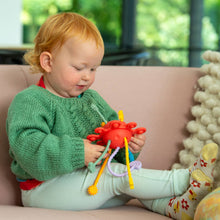 Load image into Gallery viewer, SiliSoft® Zip Pull Toy (Rainbow)
