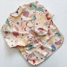 Load image into Gallery viewer, Snack Time Long-Sleeved Waterproof Bib (M &amp; L Sizes)
