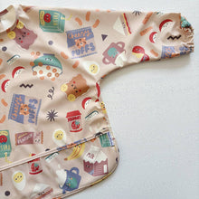 Load image into Gallery viewer, Snack Time Long-Sleeved Waterproof Bib (M &amp; L Sizes)
