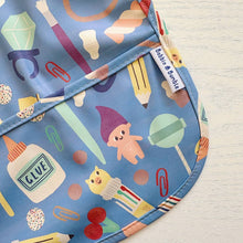 Load image into Gallery viewer, Crafty Print Long-Sleeved Waterproof Bib (M &amp; L Sizes)
