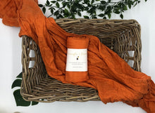 Load image into Gallery viewer, Coloured Bamboo cotton swaddle wrap
