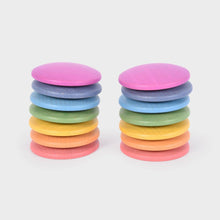 Load image into Gallery viewer, Rainbow Wooden Discs - Wooden toy - Montessori Toys
