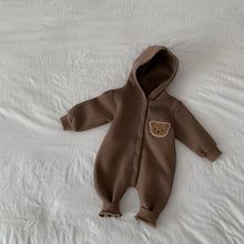 Load image into Gallery viewer, Beau bear baby sleepsuit
