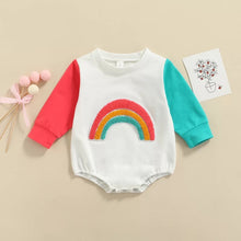 Load image into Gallery viewer, Layla rainbow romper
