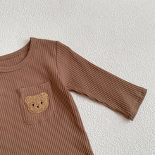 Load image into Gallery viewer, Jacob bear baby romper
