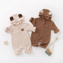 Load image into Gallery viewer, Finn bear baby romper
