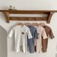 Load image into Gallery viewer, Jacob bear baby romper
