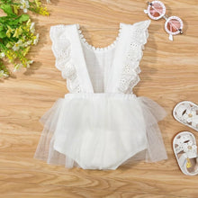 Load image into Gallery viewer, Isla lace frill romper
