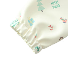 Load image into Gallery viewer, Christmas Baby &amp; Toddler Weaning Bib/ Cape
