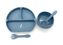 Load image into Gallery viewer, Divider plate, scoop bowl &amp; cutlery

