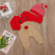 Load image into Gallery viewer, Rudolf Christmas romper
