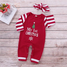 Load image into Gallery viewer, My 1st Christmas romper
