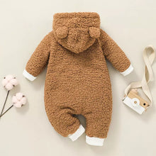 Load image into Gallery viewer, Bailey Bear fluffy romper
