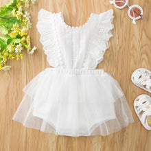 Load image into Gallery viewer, Isla lace frill romper
